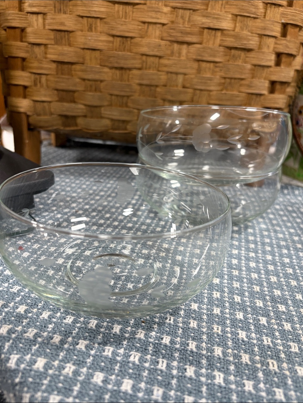 PRINCESS HOUSE HERITAGE CRYSTAL SALAD BOWLS 477B
